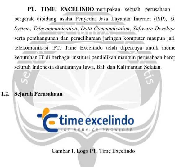 Gambar 1. Logo PT. Time Excelindo 