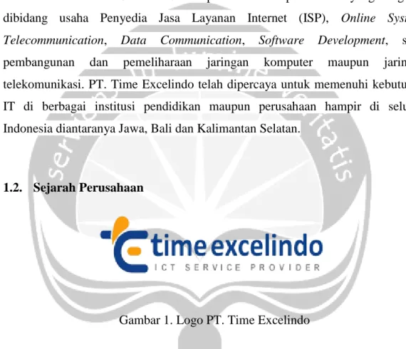 Gambar 1. Logo PT. Time Excelindo 