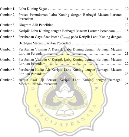 Gambar 1. Labu Kuning Segar …………………………………………………….