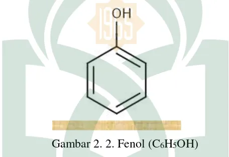 Gambar 2. 2. Fenol (C6H5OH) 