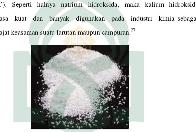 Gambar 2.5 Kalium Hidroksida (KOH). 