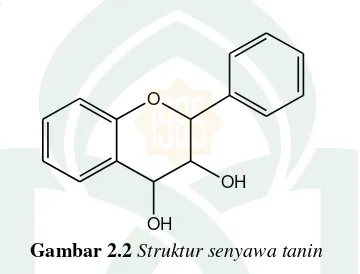 Gambar 2.2 Struktur senyawa tanin 