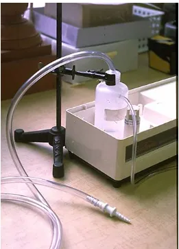 Fig. 5. An Ultrasonic Mister is assembled using an ultrasonic humidifier, a Nalgene 
