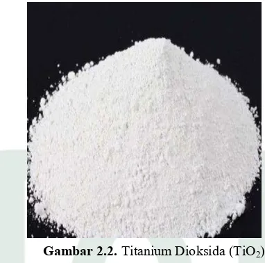 Gambar 2.2. Titanium Dioksida (TiO2) 