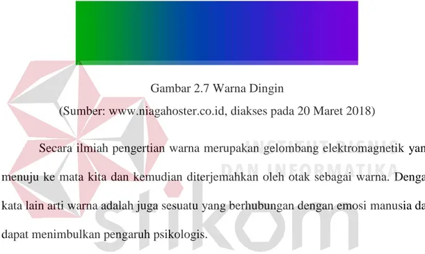 Gambar 2.7 Warna Dingin 