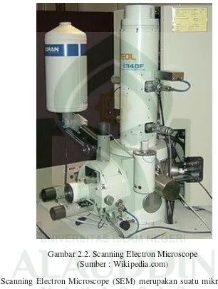 Gambar 2.2. Scanning Electron Microscope 