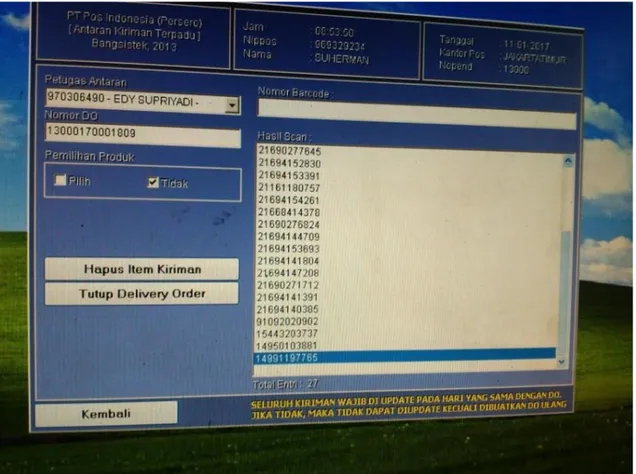 Gambar 7- Data Delivery Order (DO) 