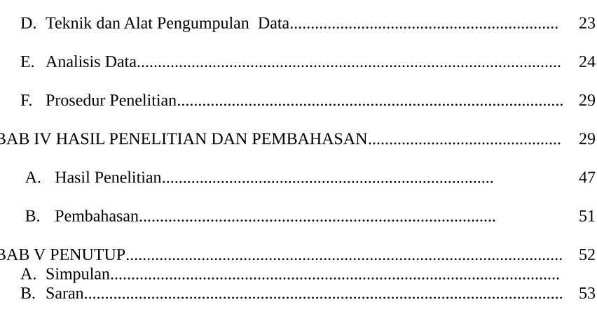 Tabel 1 Jadwal Penelitian.....................................................................