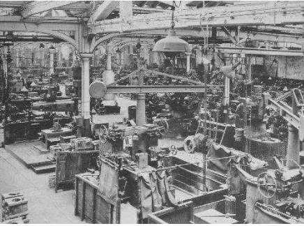 Gambar 2 : Penggunaan mesin pada masa revolusi industry (wandayogaambi.blogspot.com) 