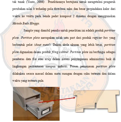 Gambar 1 - 1 Partition Plate pada Register Box 