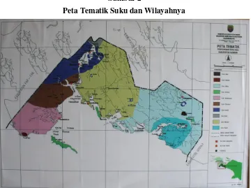 Gambar 2 Peta Tematik Suku dan Wilayahnya 