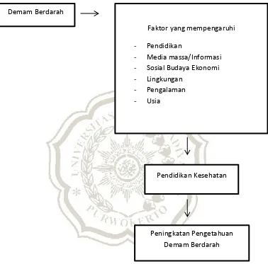 Gambar 2.1. Bagan kerangka teori modifikasi Lestari, 2007, WHO, 1999, 