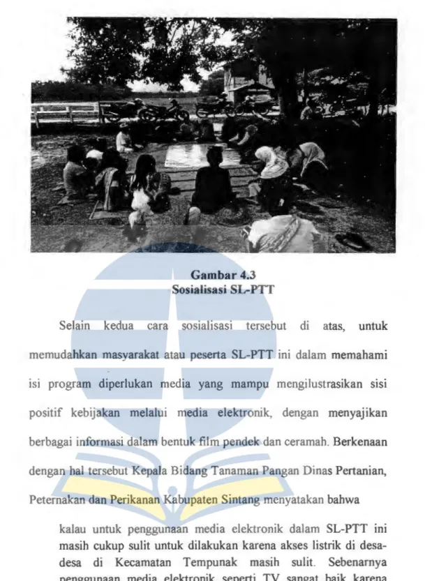 Gambar 4.3  Sosialisasi SL-PTT 