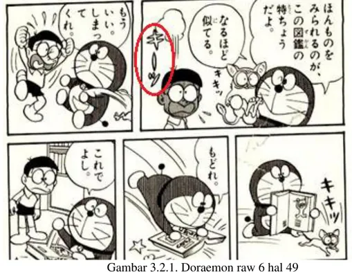 Gambar 3.2.1. Doraemon raw 6 hal 49 