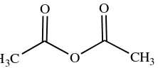 Gambar 3. Anhidrida asam asetat 