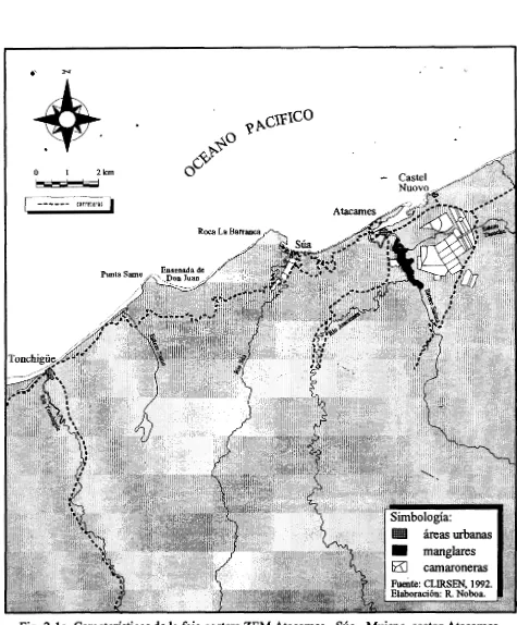 Fig. 2-la Características - - de la faja costera ZEM Atacames Siia Muisne, sector Atacames