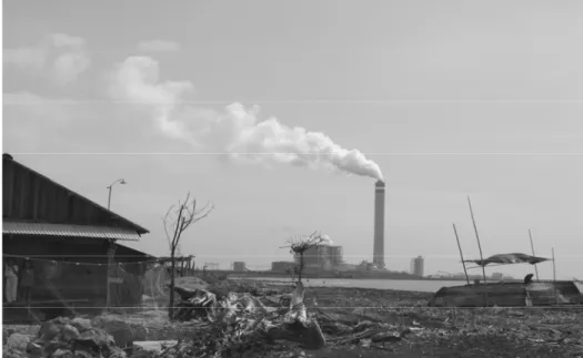 Gambar  4 : Limbah Gas/Aerosol PLTU Tanjung Jati I di Jepara 