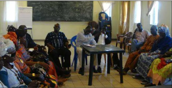 Figure 4: Meeting of Gambia with fishermen in Senegal to learn about the Kayar co-management model 