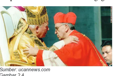 Ketika memangku reksa kegembalaan sebagai Uskup Agung Buenos Aires, Gambar 2.4