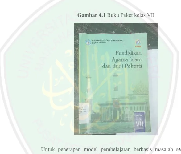 Gambar 4.1 Buku Paket kelas VII