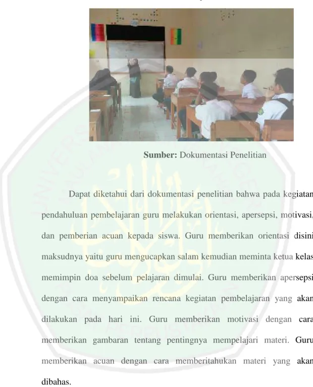 Gambar 4.2 Kegiatan Pendahuluan