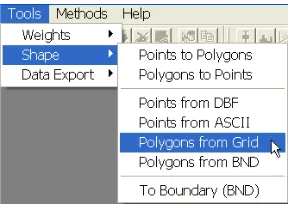 table to get a meaningful project.As in Section 5.4, you will need to join this table with an actual dataspecify theSelect the Join Tables function and ndvi.dbf ﬁle as the Input File