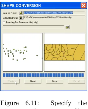 Figure 6.10: Specify the pointinput ﬁle.