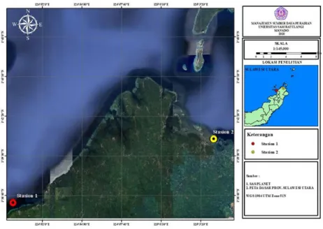 Gambar 1. Lokasi Pengambilan Sampel Metode pengambilan sampel dengan 