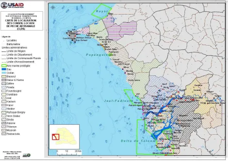 Figure 2: Carte de localisation des CLPA 