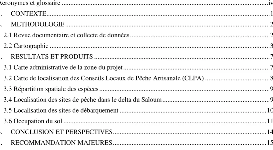 Figure 2:  Carte de localisation des CLPA ............................................................................................