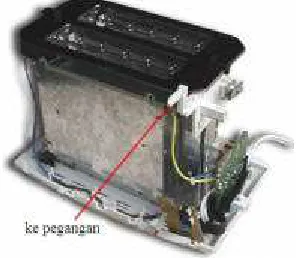 Gambar 3.60 Mekanisme penurunan toaster 