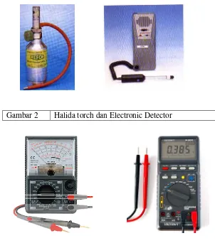 Gambar 2 Halida torch dan Electronic Detector 