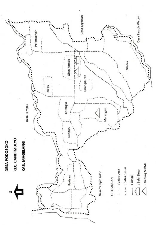 Gambar 1. Peta Desa Podosoko 