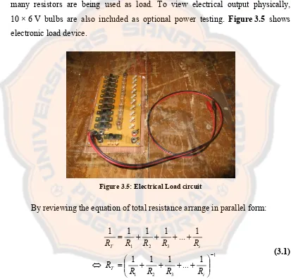 Figure 3.5: Electrical Load circuit 