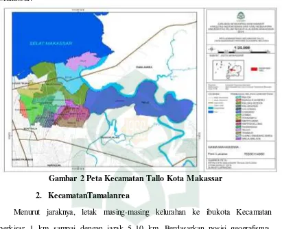 Gambar 2 Peta Kecamatan Tallo Kota Makassar   