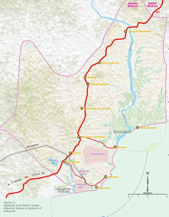 Figure 3: Regional and district maps 