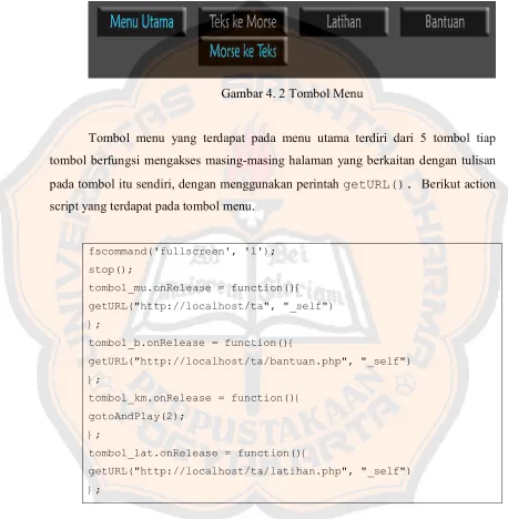 Gambar 4. 2 Tombol Menu 