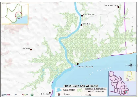 Figure 3: Pra Estuary and Wetlands 