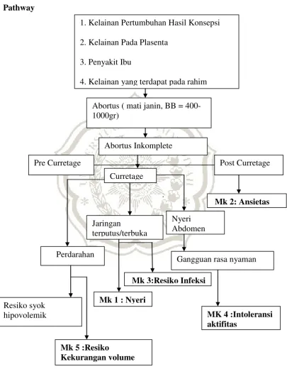 Tabel 2.2 Pathway Post Abortus Inkomplete 