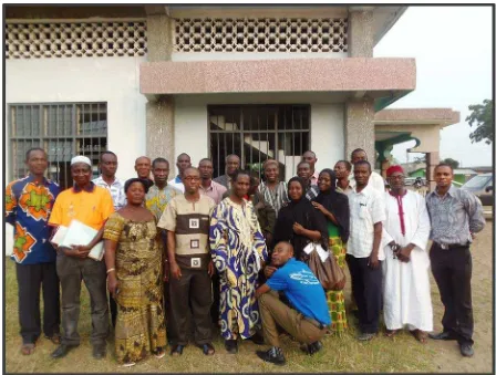 Figure 2 Group picture of participants at Jomoro District Workshop 