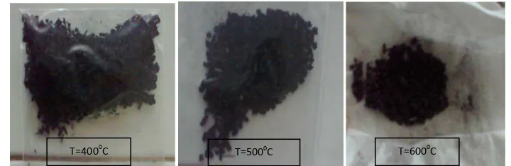 Gambar 4.4 Karbon Aktif Pelepah Aren dengan Aktivator H3PO4  