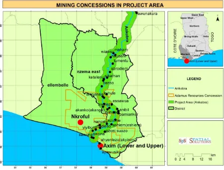 Figure 2 Mining Concessions in Study Area 