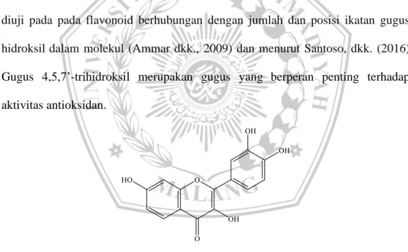 Gambar 6. Struktur Flavonoid 