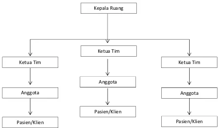 Gambar 1.1Sistem Pemberian Asuhan Keperawatan “Team  Nursing”