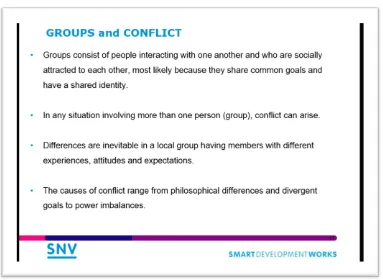 Figure 3 Groups and Conflict 