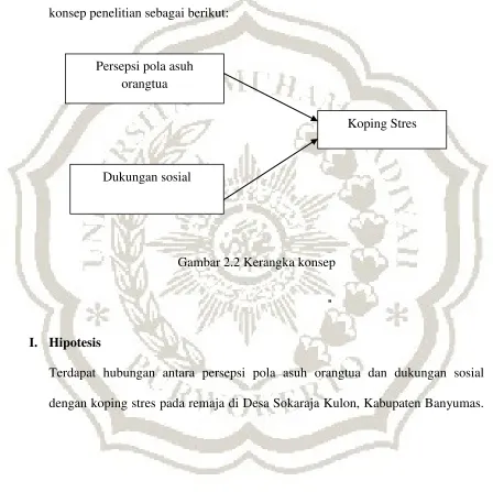 Gambar 2.2 Kerangka konsep 
