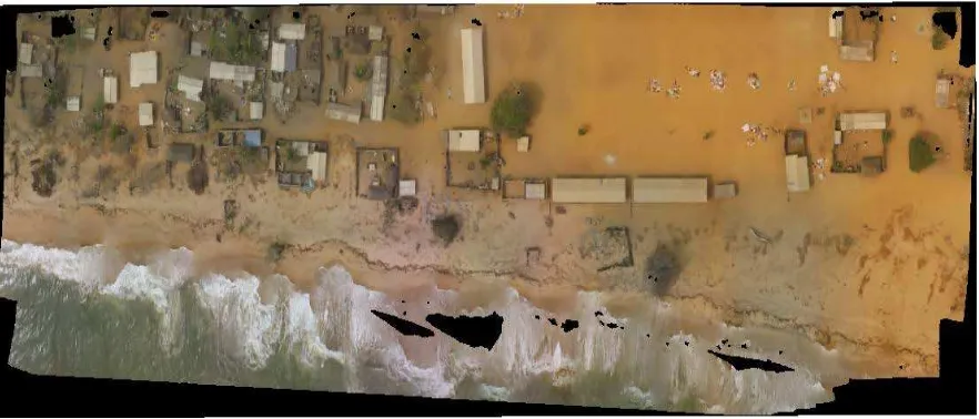 Figure 4 :  Axim canoe beach and landing site 