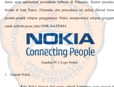 Gambar IV.1 Logo Nokia 