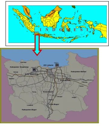 Gambar  1   Wilayah  studi 