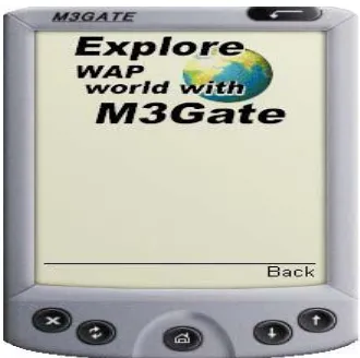 Gambar 2. 3. Wap Browser M3Gate 